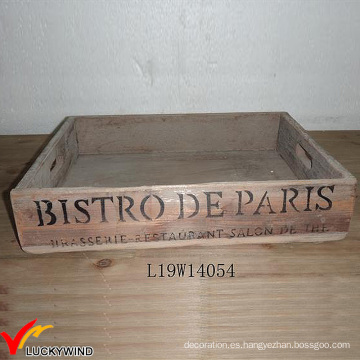 Servicio decorativo de la casa Retro Brown Old Tray